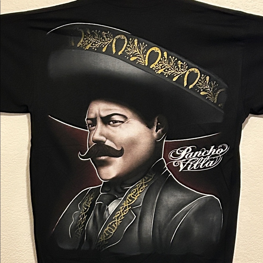 Pancho Villa Black Graphic T-Shirt